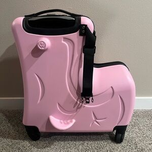 Pink Ride-On Suitcase